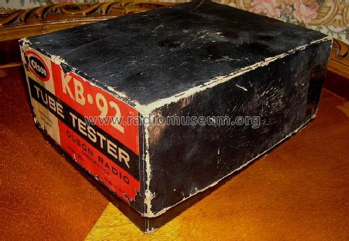 Tube Tester KB-92; Olson Radio (ID = 1458030) Equipment