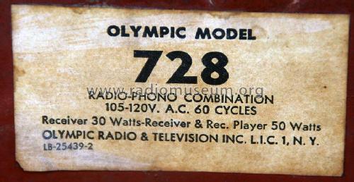 728 ; Olympic Radio & (ID = 709043) Radio