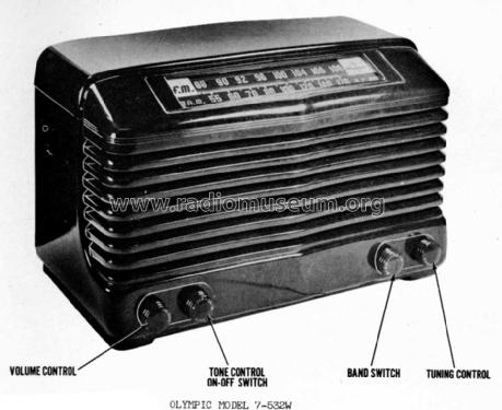 7-532W ; Olympic Radio & (ID = 941979) Radio