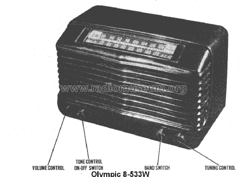 8-533W ; Olympic Radio & (ID = 1499395) Radio