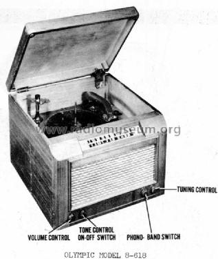 8-618 ; Olympic Radio & (ID = 958070) Radio