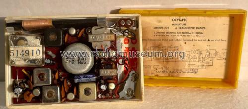 Six Transistor Miniature 770; Olympic Radio & (ID = 2804110) Radio