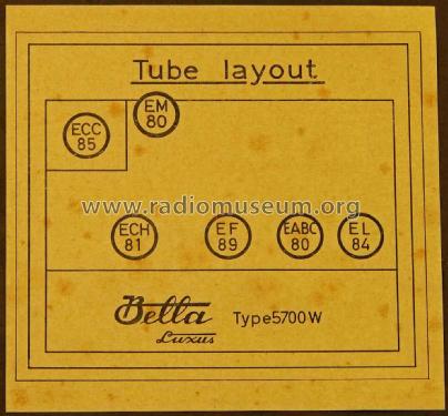 Olympic-Opta Bella Luxus 5700W; Loewe-Opta; (ID = 1829322) Radio