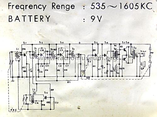 8 Transistor 'The Myrna' 861; Olympic Radio & (ID = 2318350) Radio