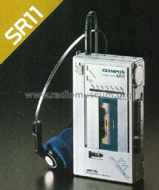 Stereo Microcassetten Spieler mit UKW-Radio SR11; Olympus Co.; Tokyo (ID = 1707519) Radio