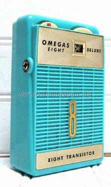 De Luxe Eight Transistor 8 ; Omegas; brand? where (ID = 1197649) Radio