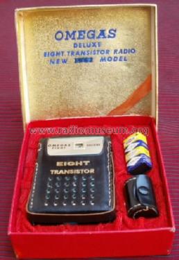 De Luxe Eight Transistor 8 ; Omegas; brand? where (ID = 760971) Radio