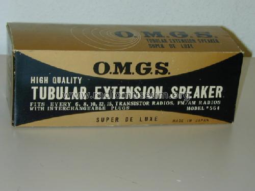 High Quality Tubular Extension Speaker 564; OMGS, O.M.G.S.; New (ID = 615031) Speaker-P