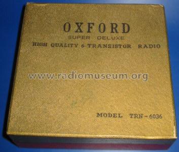 Oxford Super de Luxe TRN-6036; Unknown - CUSTOM (ID = 1365930) Radio