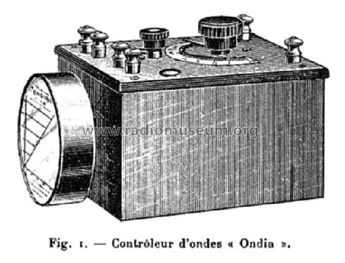 Ondemètre - Contrôleur d'ondes ; Ondia Le Matériel; (ID = 1851884) Equipment