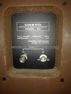 2-Way Speaker System 5C; Onkyo, Osaka Denki (ID = 1897984) Parleur