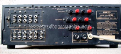 Super Servo Operation Integrated Stereo Amplifier A-7090; Onkyo, Osaka Denki (ID = 1178537) Ampl/Mixer