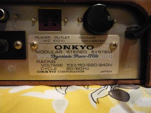 Modular Stereo System Dynamic Four 800 ; Onkyo, Osaka Denki (ID = 1327275) Radio