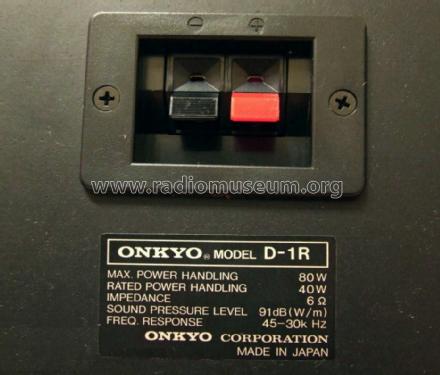 Hi-Fi Box D-1R; Onkyo, Osaka Denki (ID = 1179437) Speaker-P
