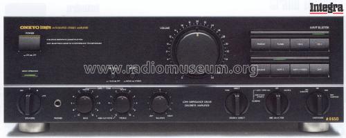 Integra Integrated Stereo Amplifier A-8650; Onkyo, Osaka Denki (ID = 1251423) Ampl/Mixer
