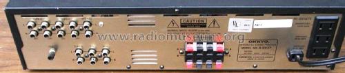 Integrated Stereo Amplifier A-8037; Onkyo, Osaka Denki (ID = 2328877) Ampl/Mixer