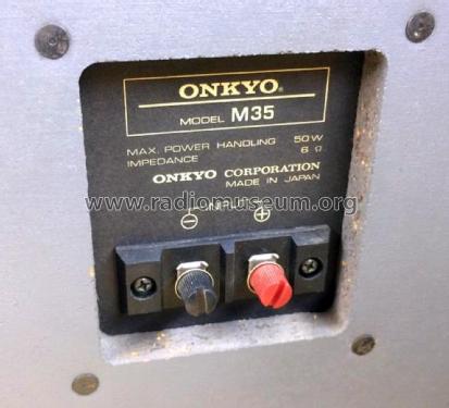 2-Way Speaker System M-35; Onkyo, Osaka Denki (ID = 1990700) Speaker-P