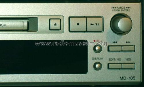MiniDisc Recorder MD-105; Onkyo, Osaka Denki (ID = 1564716) Ton-Bild