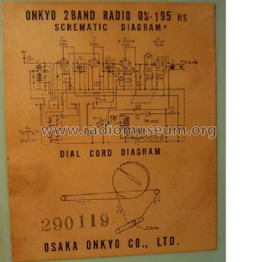 OS-195 HS; Onkyo, Osaka Denki (ID = 981606) Radio