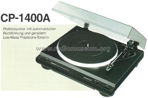 Auto-Return Belt Drive Turntable CP-1400A; Onkyo, Osaka Denki (ID = 1970462) Misc