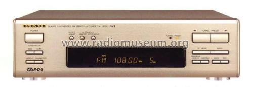 Quartz Synthesized FM Stereo/AM Tuner T-411RDS; Onkyo, Osaka Denki (ID = 1913501) Radio