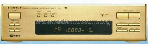 Quarz Synthesized FM Stereo/AM Tuner T-411LTD; Onkyo, Osaka Denki (ID = 1972351) Radio