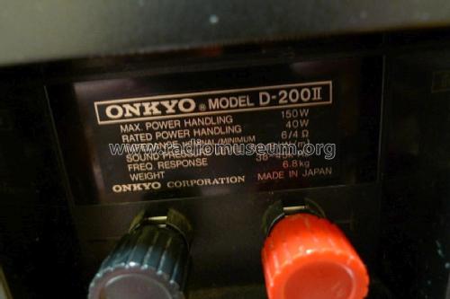 Speaker System D-200II Liverpool; Onkyo, Osaka Denki (ID = 1990061) Speaker-P