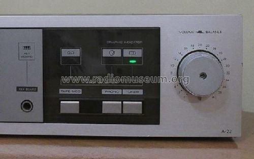 Stereo Amplifier A-22; Onkyo, Osaka Denki (ID = 1191379) Ampl/Mixer