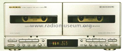 Stereo Cassette Tape Deck K-W606; Onkyo, Osaka Denki (ID = 1972335) R-Player