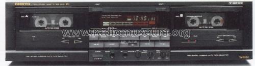 Stereo Double Cassette Tape Deck TA-RW 50; Onkyo, Osaka Denki (ID = 1248504) Sonido-V