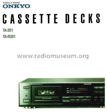 Stereo Cassette Tape Deck TA-201; Onkyo, Osaka Denki (ID = 2067953) R-Player