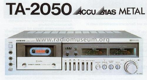 Stereo Cassette Tape Deck TA-2050; Onkyo, Osaka Denki (ID = 589265) R-Player