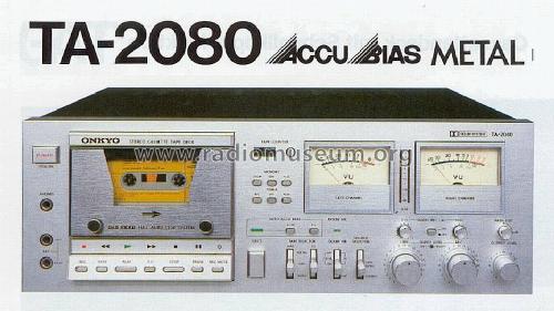Stereo Cassette Tape Deck TA-2080; Onkyo, Osaka Denki (ID = 589247) Enrég.-R