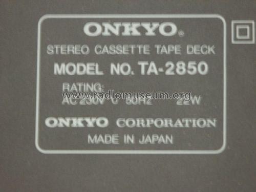 TA-2850; Onkyo, Osaka Denki (ID = 2535780) Ton-Bild