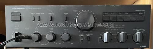 Integrated Stereo Amplifier A-8290; Onkyo, Osaka Denki (ID = 2866662) Ampl/Mixer