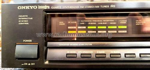 Integra Quartz Synthesized FM Stereo / AM Tuner T-4500; Onkyo, Osaka Denki (ID = 2617516) Radio