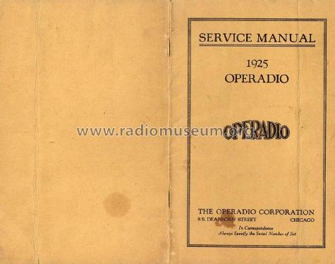 1925 ; Operadio Corp.; St. (ID = 2970728) Radio