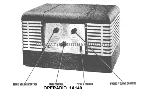 1A140 ; Operadio Corp.; St. (ID = 1403849) Ampl/Mixer