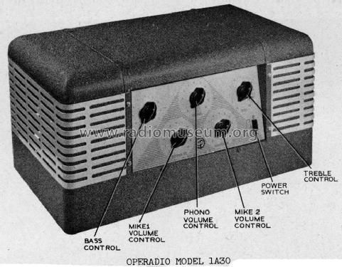 1A30 ; Operadio Corp.; St. (ID = 951863) Ampl/Mixer