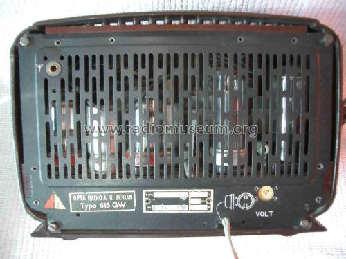 Opta 615GW; Loewe-Opta; (ID = 1118652) Radio