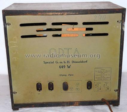 649W; Opta-Spezial siehe (ID = 763214) Radio