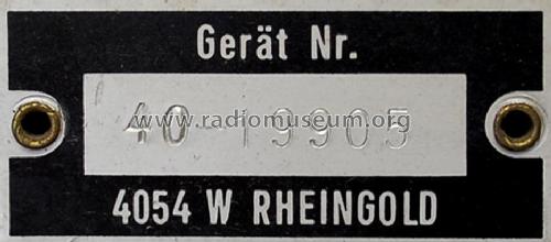 Rheingold 54 4054W; Opta-Spezial siehe (ID = 1995241) Radio