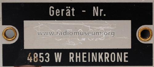 Rheinkrone 4853W; Opta-Spezial siehe (ID = 1695684) Radio