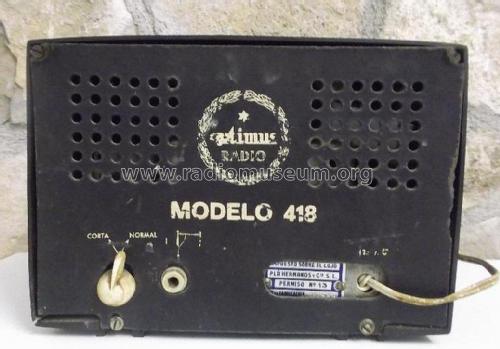 418; Optimus; Gerona (ID = 1949863) Radio