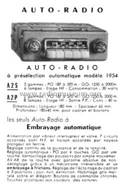 A2S; ORA, Oradyne, Gérard (ID = 1419312) Car Radio