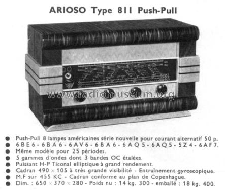 Arioso 811; ORA, Oradyne, Gérard (ID = 1417842) Radio