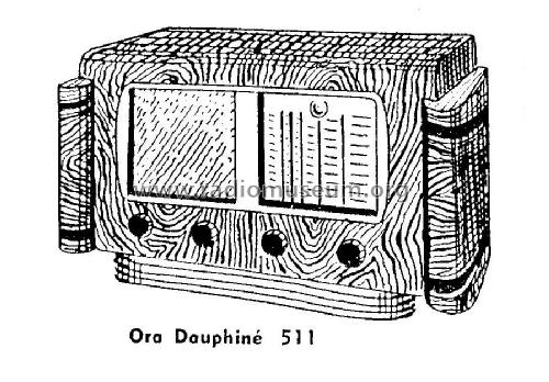 Dauphiné 511; ORA, Oradyne, Gérard (ID = 700424) Radio