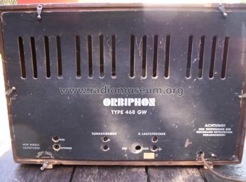 468GW; Orbiphon, W. Schmidt (ID = 2258507) Radio