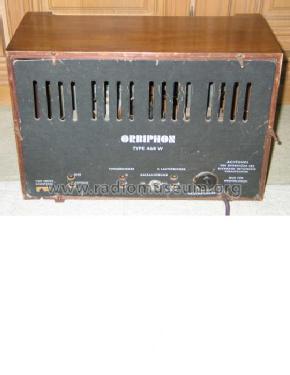 468W; Orbiphon, W. Schmidt (ID = 239050) Radio