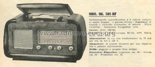 OG501-RF; Orgal Radio; Milano (ID = 2877533) Radio